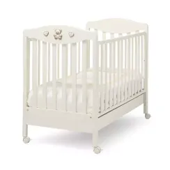Детская кроватка на колесах Erbesi Tippy Jolie Ivory