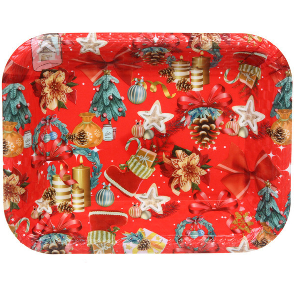 Поднос пластиковый «Сказочная роскошь» 24,5*19,5*3,5см