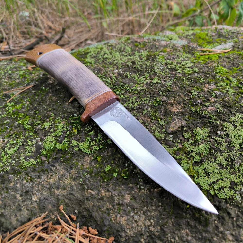 Златоустовский нож НС-18 рукоять дерево (Х50СrМо15)