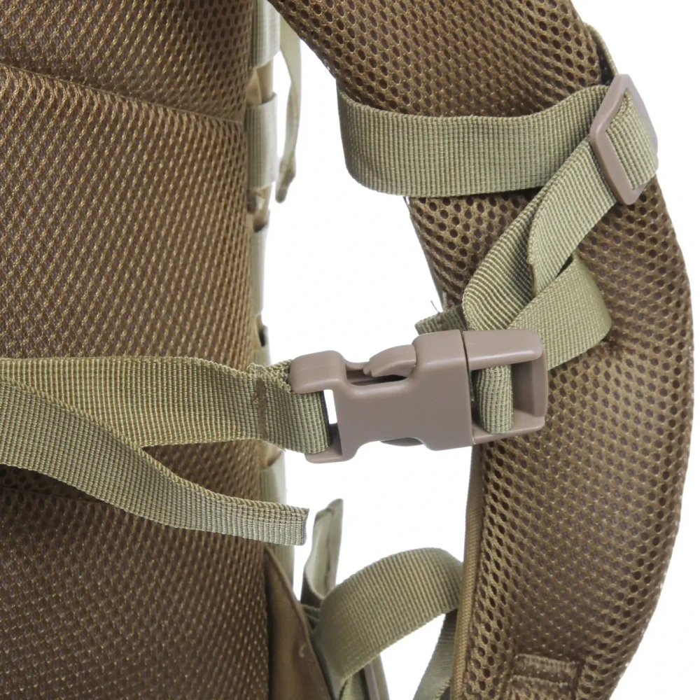 Рюкзак туристический 40л, цвет песочный,D3