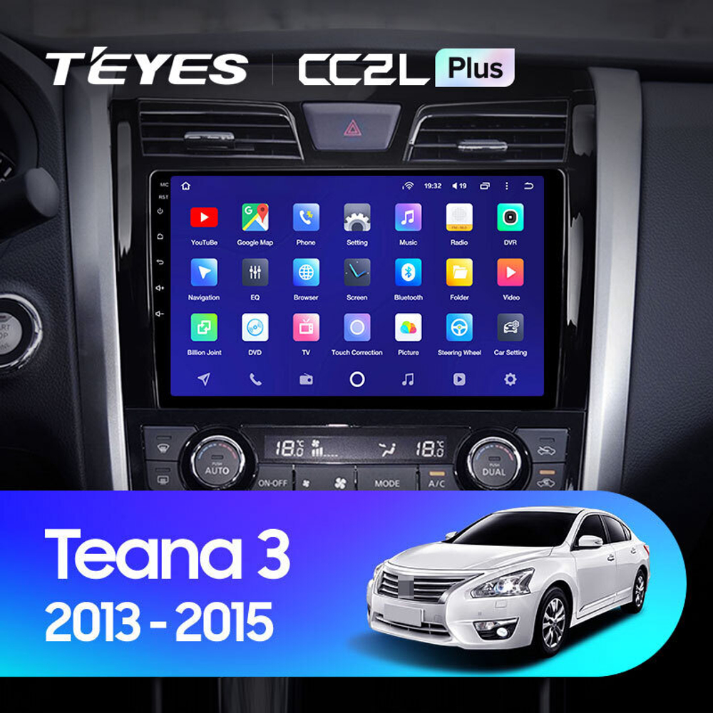 Teyes CC2L Plus 10.2" для Nissan Teana 2013-2015