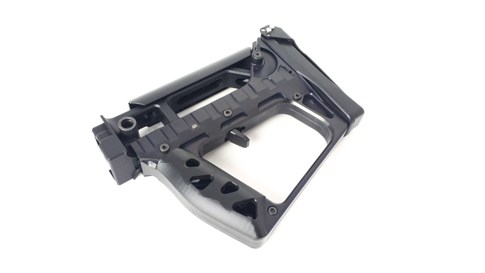 Upgrade Bureau — Приклад телескопический "М5" (ПКМ и Печенег, материалы: сплав алюминия Д16Т, сталь, цвет: чёрный)