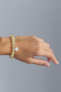 XXX Браслет "Memo about Relationship" из рутилового кварца 8 мм с подвеской