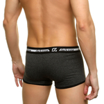 Темно-серые меланжевые трусы-боксеры (Размер: M) (Цвет: темно-серый)