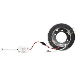 DK LD24 SL/WH Светильник ЭРА декор cо светодиодной подсветкой Gx53, прозрачный | Встраиваемые LED светильники