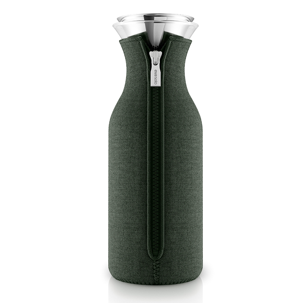 Графин fridge в неопреновом чехле 1л тёмно-зелёный