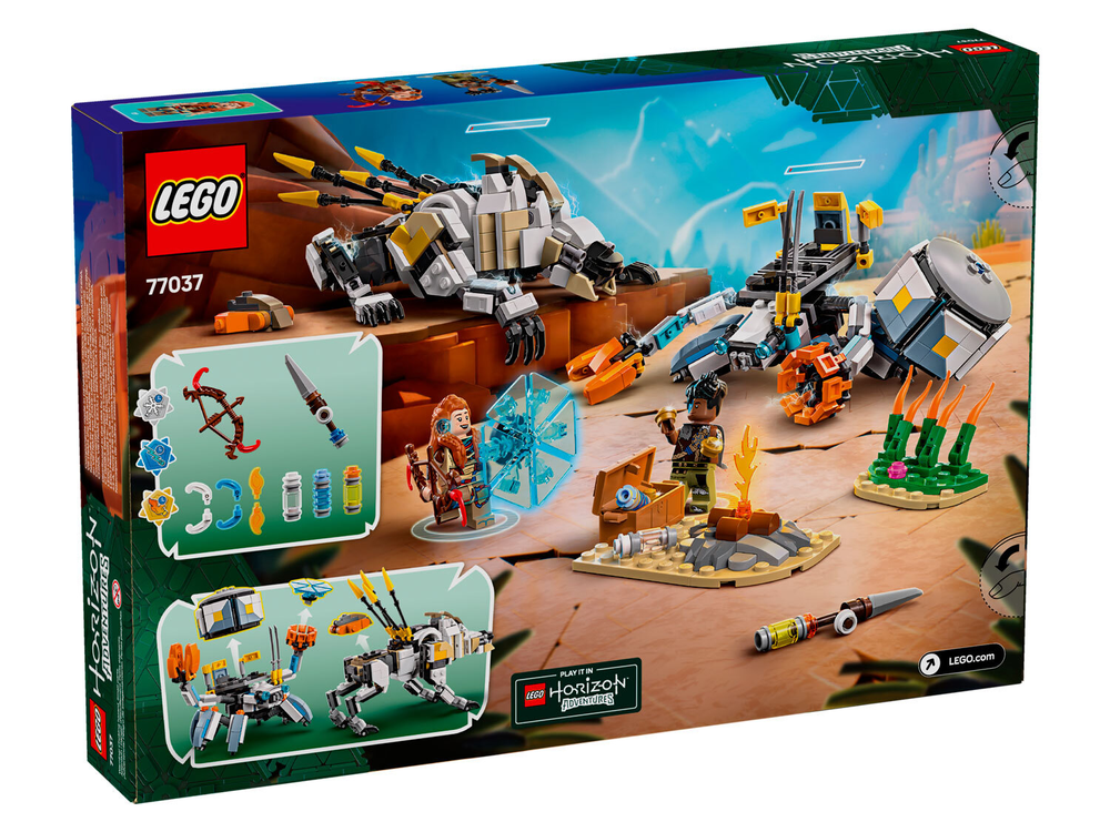 LEGO Horizon 77037 Элой и Варл против Скараба и Пилозуба — коллекционный набор