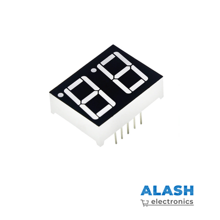 7-сегментный LED индикатор (0.36″, Красный, Общий анод) 3621AS