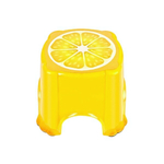 Табурет детский с рисунком "Лимон" с прорезин ножками цвет желтый