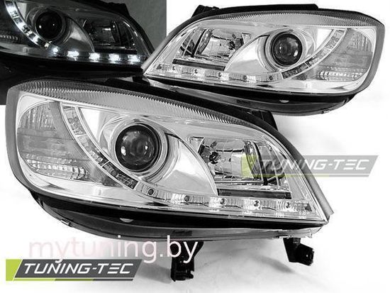 Передние фары daylight chrome для Opel Zafira A