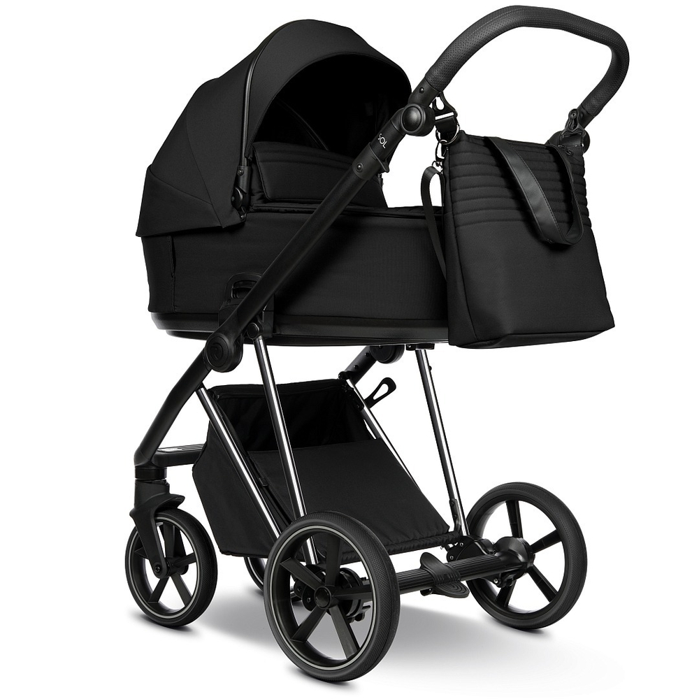 Roan Коляска 2 в 1 Sol Caviar Black Nickel