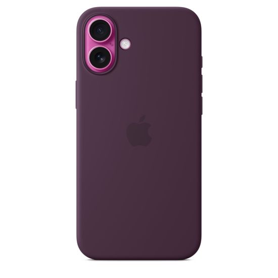 Apple Silicone Case with MagSafe iPhone 16 Plus Plum
