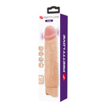 Реалистичный вибратор Rufus Pretty Love, телесный, 23,8 см