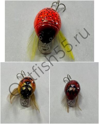 Воблер Rosy Down Best Bait ЖУК 38мм, 4,1гр, загл. 0-0,3м