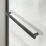 Душевой уголок Vincea Slim Soft VSR-1SS8011CLGM 110x80 стекло прозрачное/профиль вороненая сталь