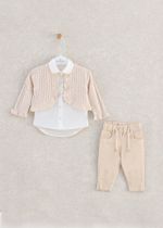 рубашка с болеро и джинсами