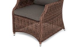 "Неаполь" плетеный стул из искусственного ротанга, цвет коричневый
