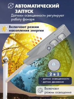 Светильник на солнечной энергии ALT-PREMIUM 60 Вт