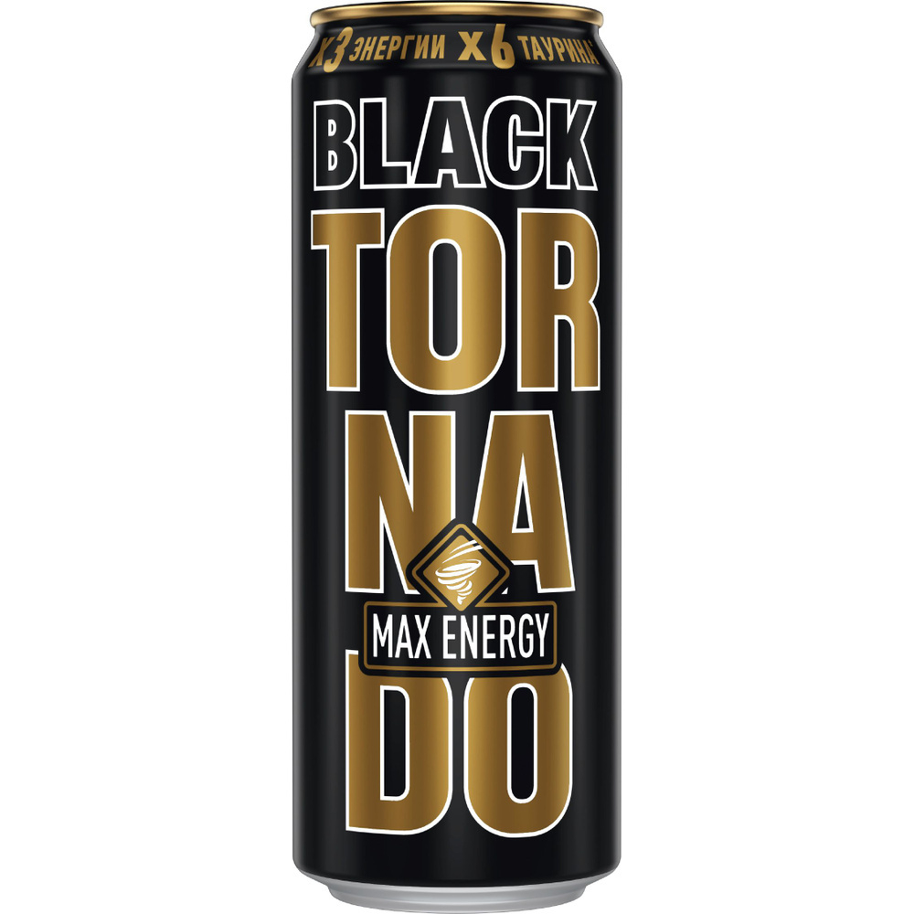 Напиток энергетический Tornado MAX Black, 450 мл