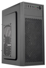 Корпус NOMAD NMD-C6013 mATX 1x3.5" 2x2.5" USB3.0х2 USB2.0х1 Черный, Без БП