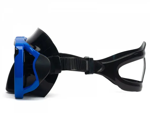 Набор маска+трубка Sargan Неро черный/синий