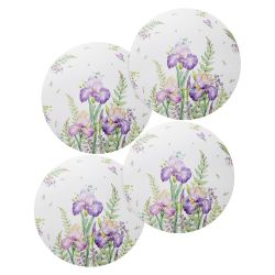 НАБОР ПОДСТАНОВОЧНЫХ САЛФЕТОК "IRISES" ИЗ 4 ШТ., ДИАМЕТР=38 СМ