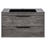 Тумба под раковину Vincea Chiara 2D 800 подвесная, 2 выкатных ящика soft-close, G.Stone