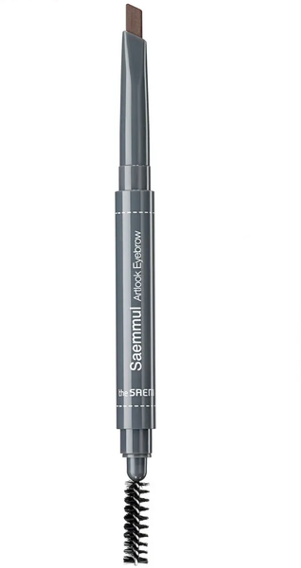 Автоматический карандаш для бровей с щеточкой The Saem Saemmul Artlook Eyebrow 02 "ТЕМНО-КОРИЧНЕВЫЙ"