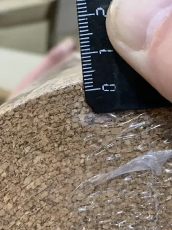 Пробковая подложка 2 мм IBERCORK, Португалия, под ламинат и паркет, рулон 10 кв.м, натуральная тепло- и шумоизоляция