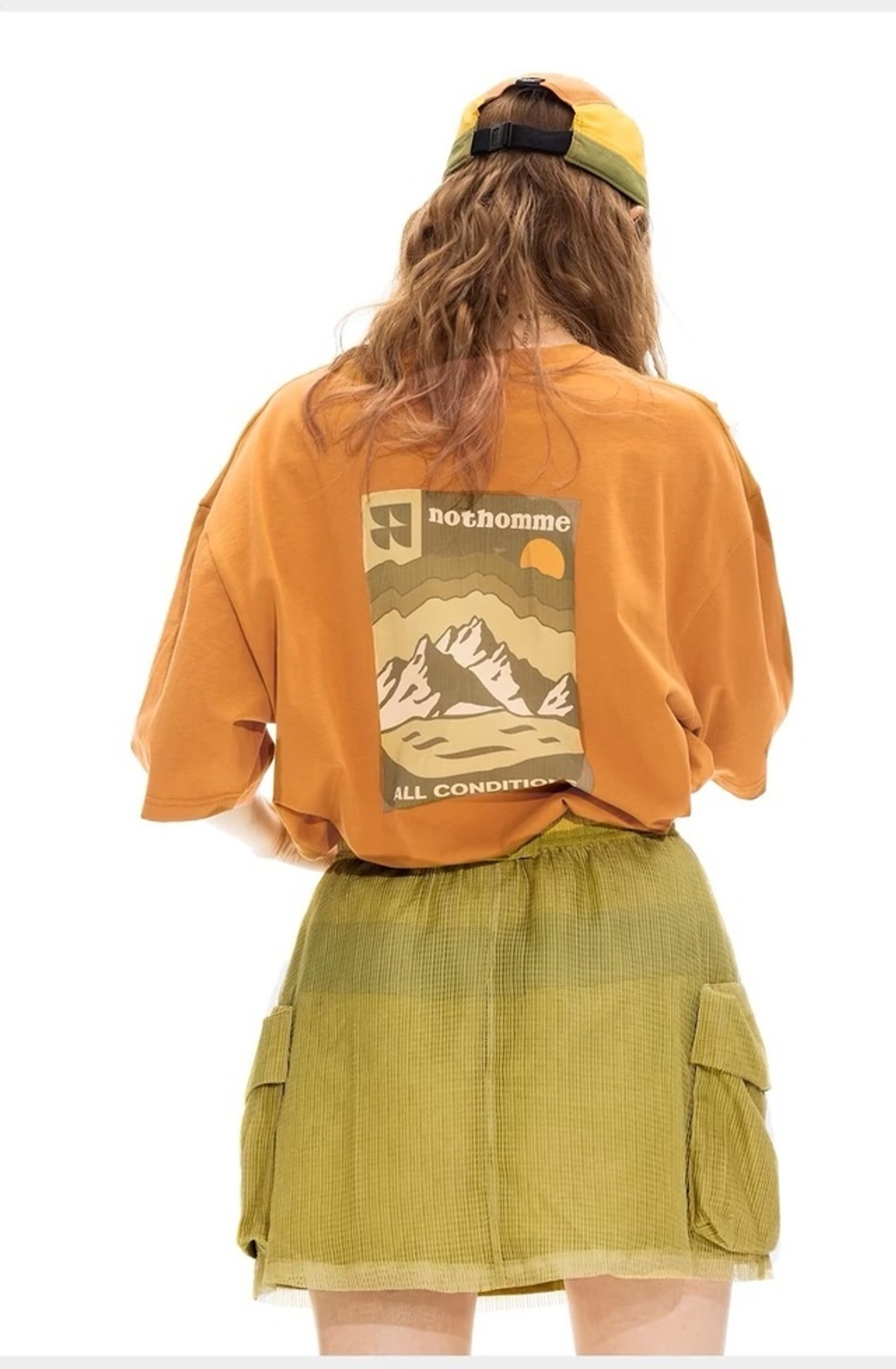 Футболка Nothomme Mountain Orange