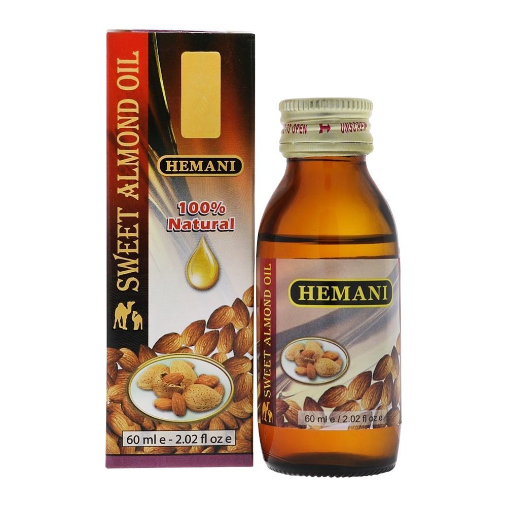 Масло Hemani Сладкого Миндаля Sweet Almond Oil 60 мл