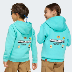 Adidas Толстовка Minecraft, бирюзовый