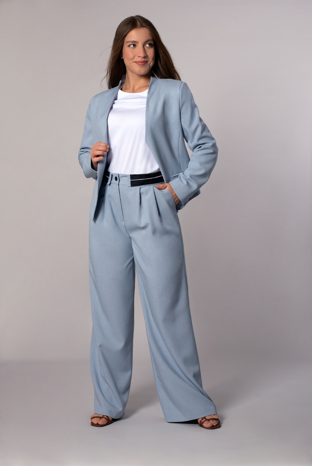 Жакет женский 4271зпа, лёд #259Лед044271зпа