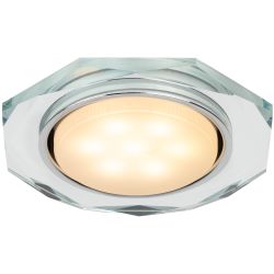 Светильник встраиваемый ЭРА DK 81 SL под лампу GX53 зеркальный | Встраиваемые светильники Для ламп GX53