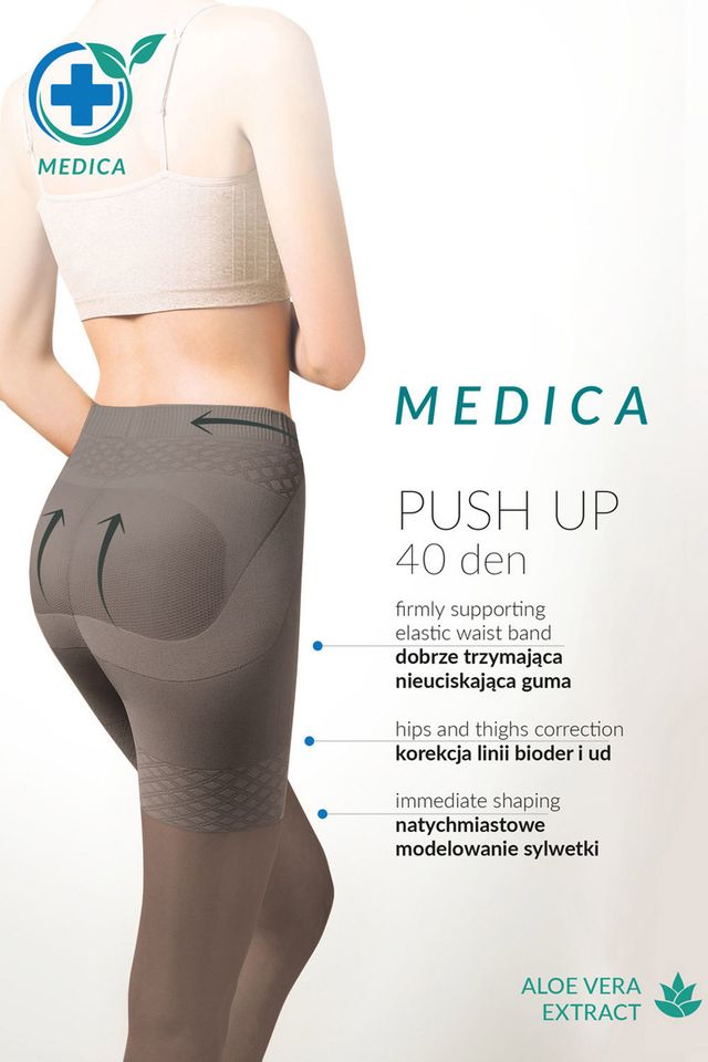 Колготки черные Push-Up 40 den