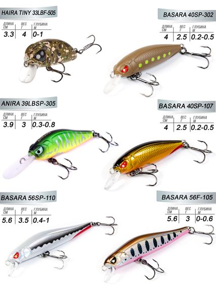 Воблеров набор LJ Pro Series 09 SET 6шт.