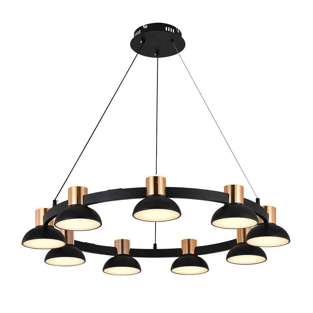 Подвесная люстра Indigo TRAFORO 11059/9P Black V000183L