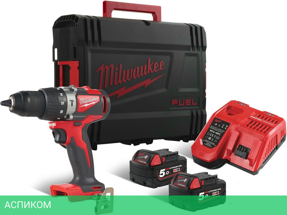 Дрель-шуруповерт Milwaukee M18 BLPD2-502X (4933464517)