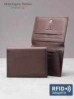 500 R - Футляр для карт и визиток с RFID защитой, Stampa Brio