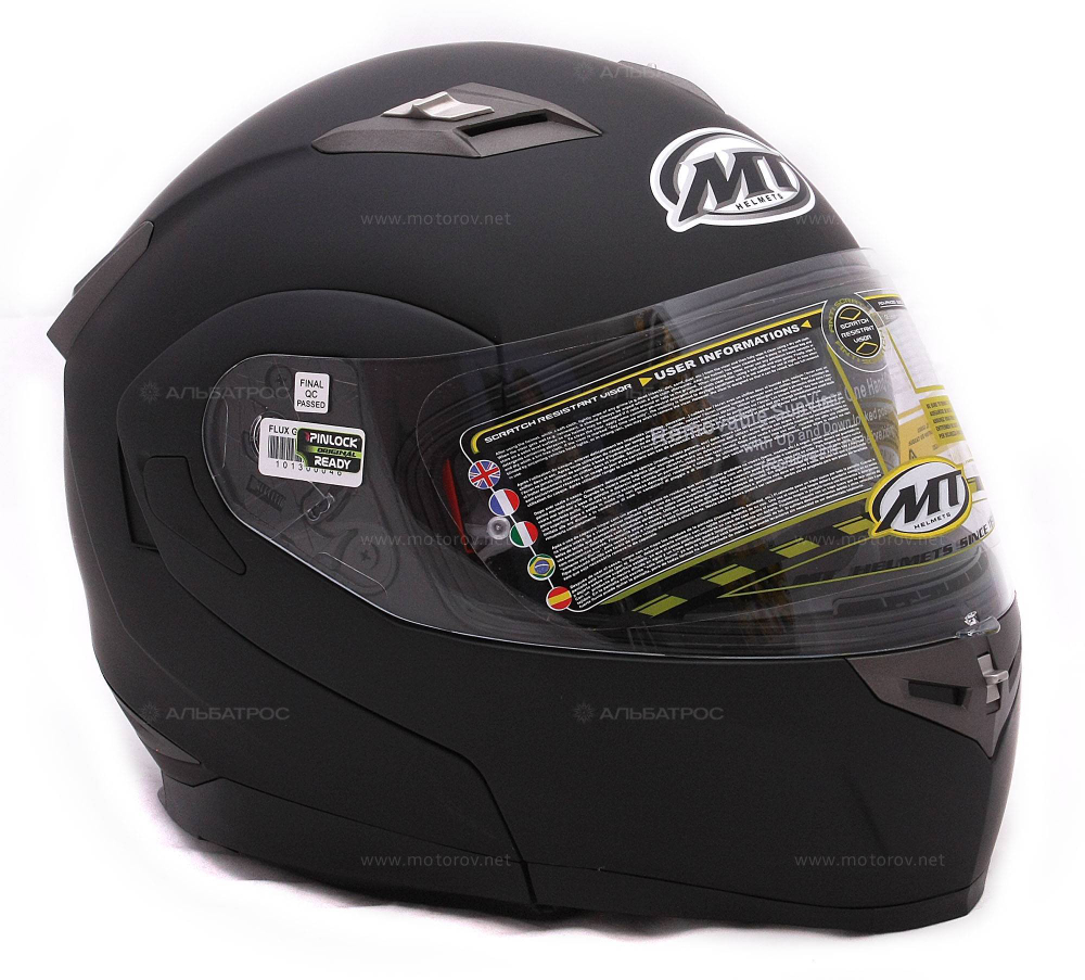 Мотошлем MT Flux Solid