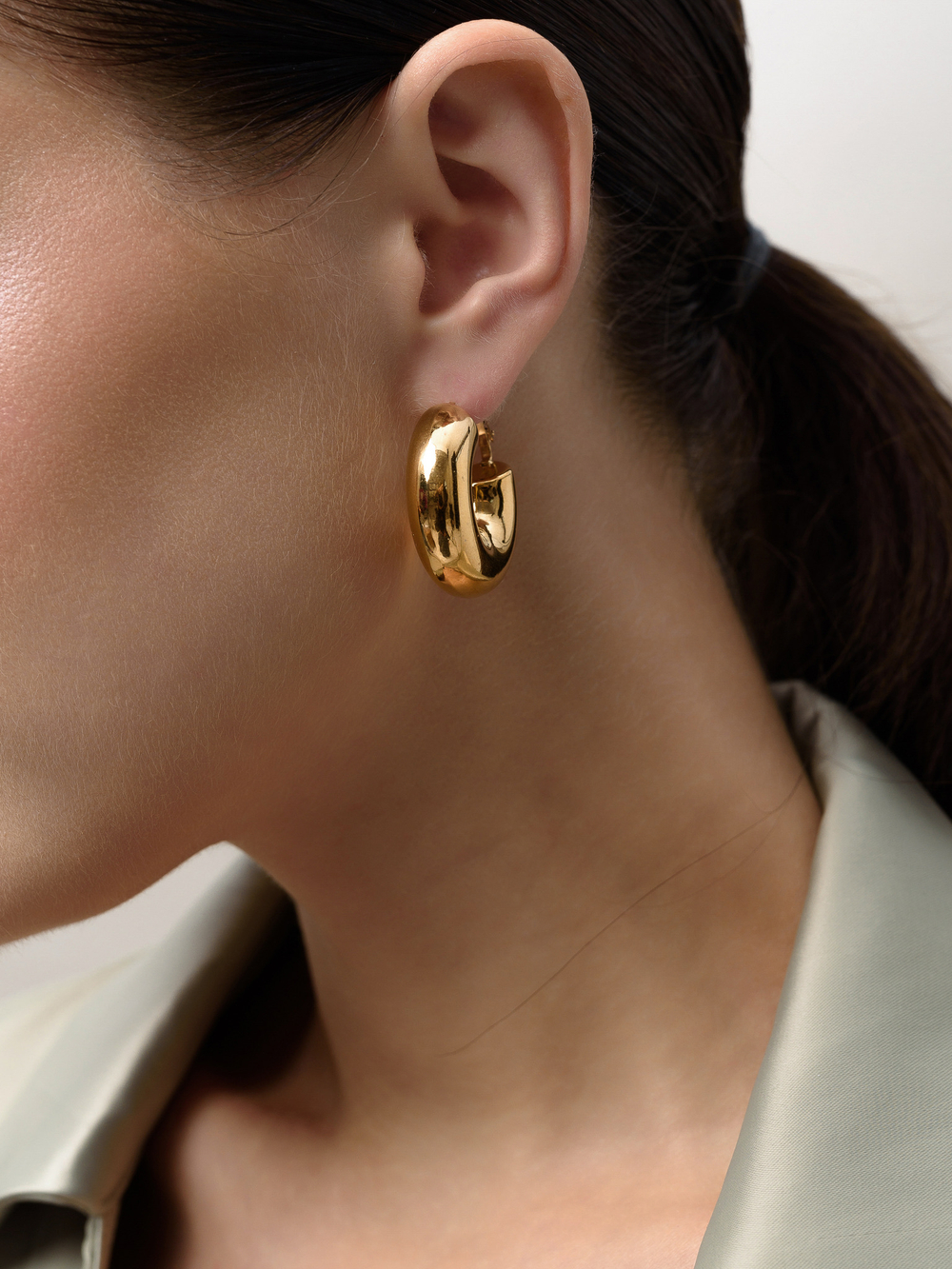 Серьги "Bagel" Gold