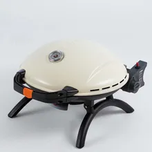 Портативный газовый гриль O-Grill 900MT bicolor black-cream + адаптер А, 1 горелка