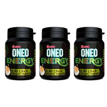 Жевательная резинка Ulker Oneo Energy с кофеином и витаминами B6 и B12 без сахара 44 г, 3 шт