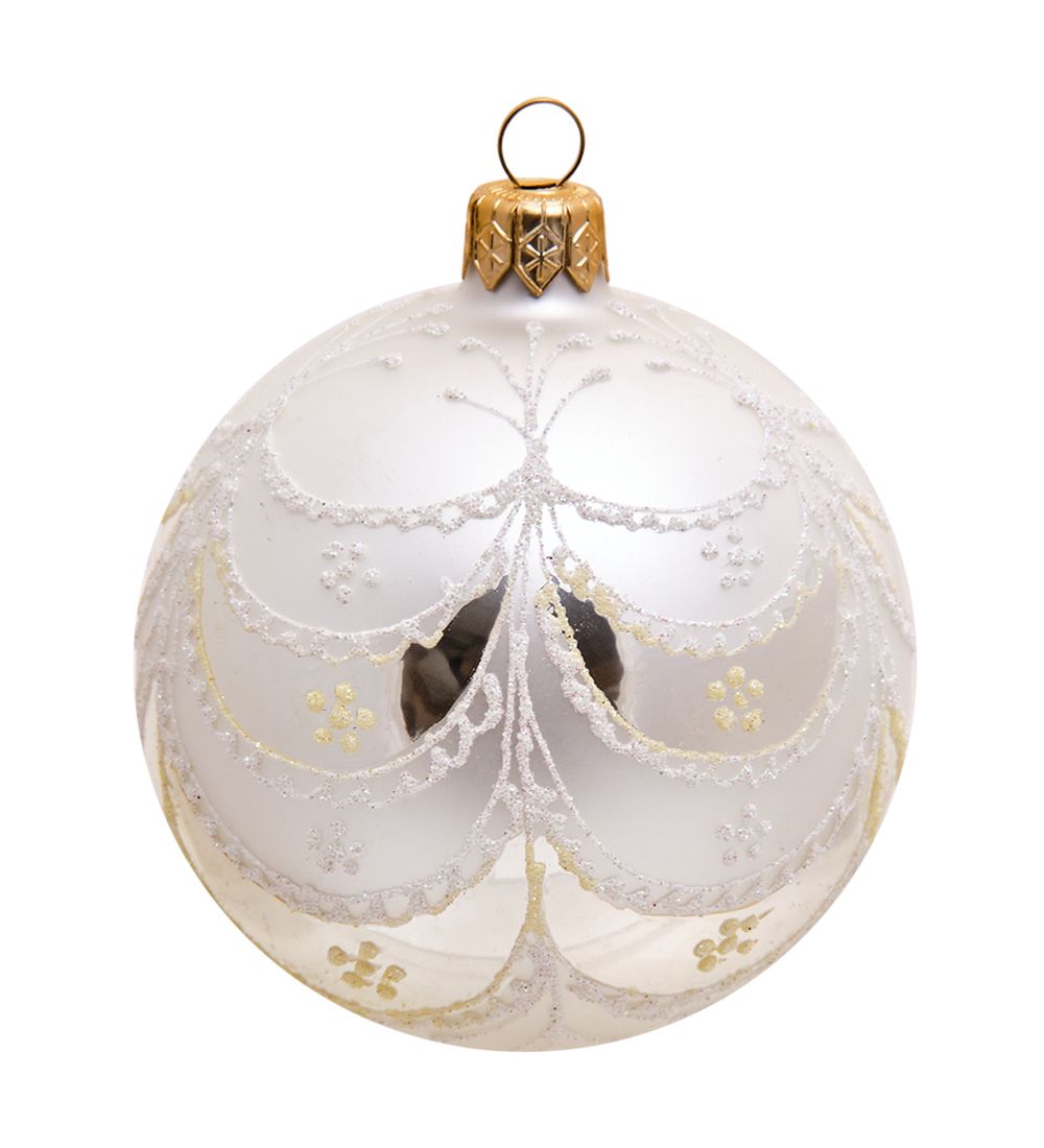 Элита НФШ-1301 Ел. украшение Шар «Кружевной» 80 мм