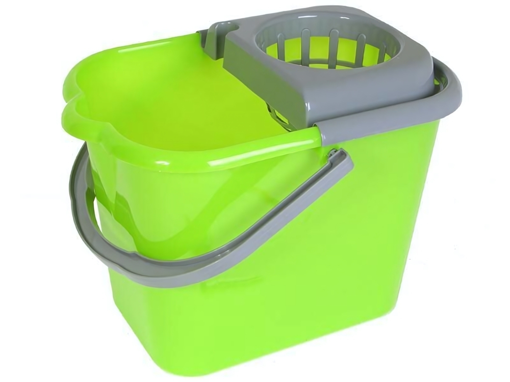 Ведро 16л с отжимом прямоугольное с носиком