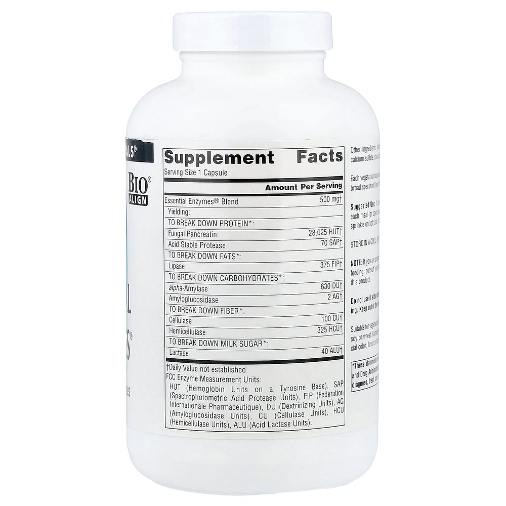 Source Naturals, Daily Essential Enzymes®, 240 вегетарианских капсул