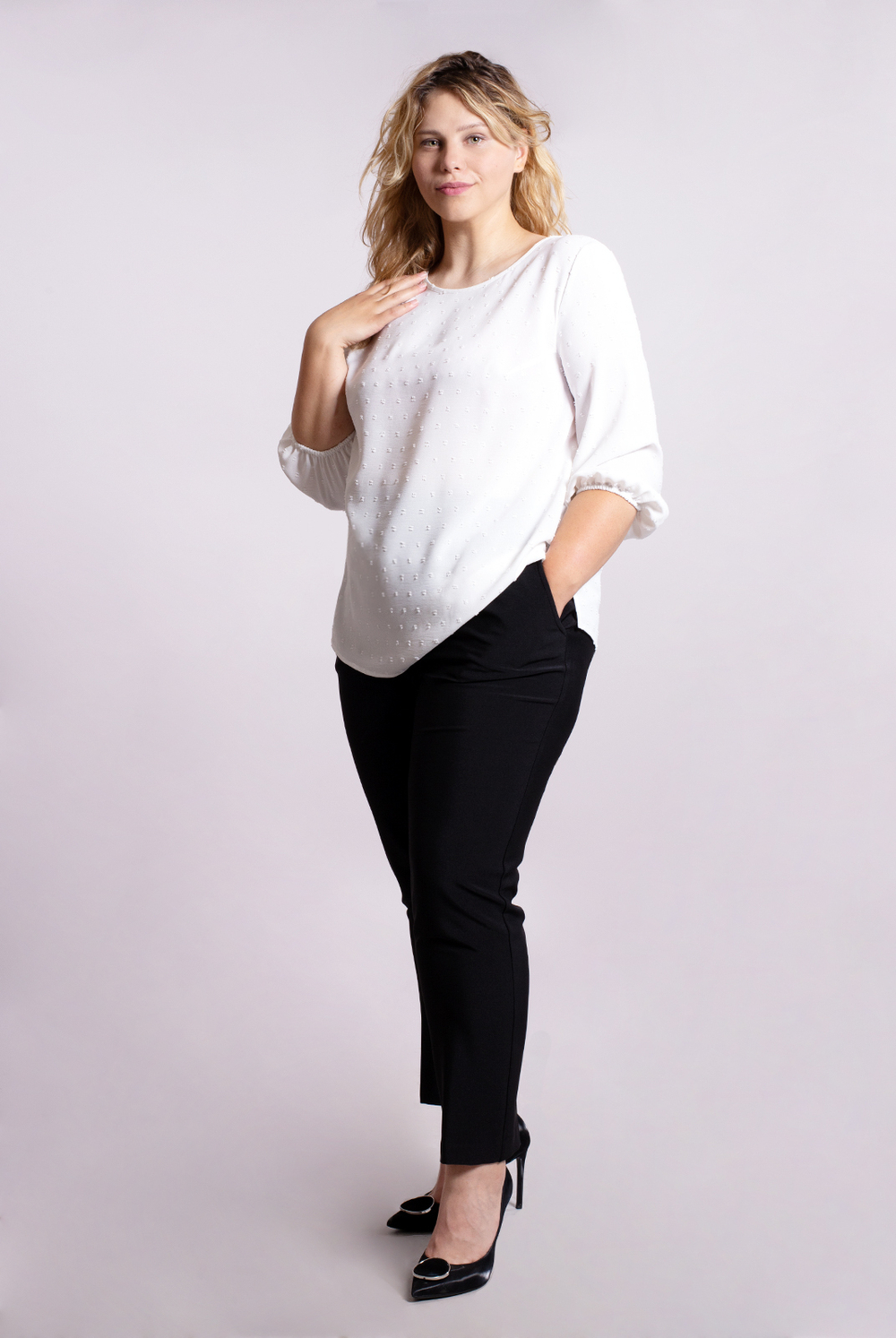 Брюки женские 2757АПВ, черный #70Ч022757АПВ