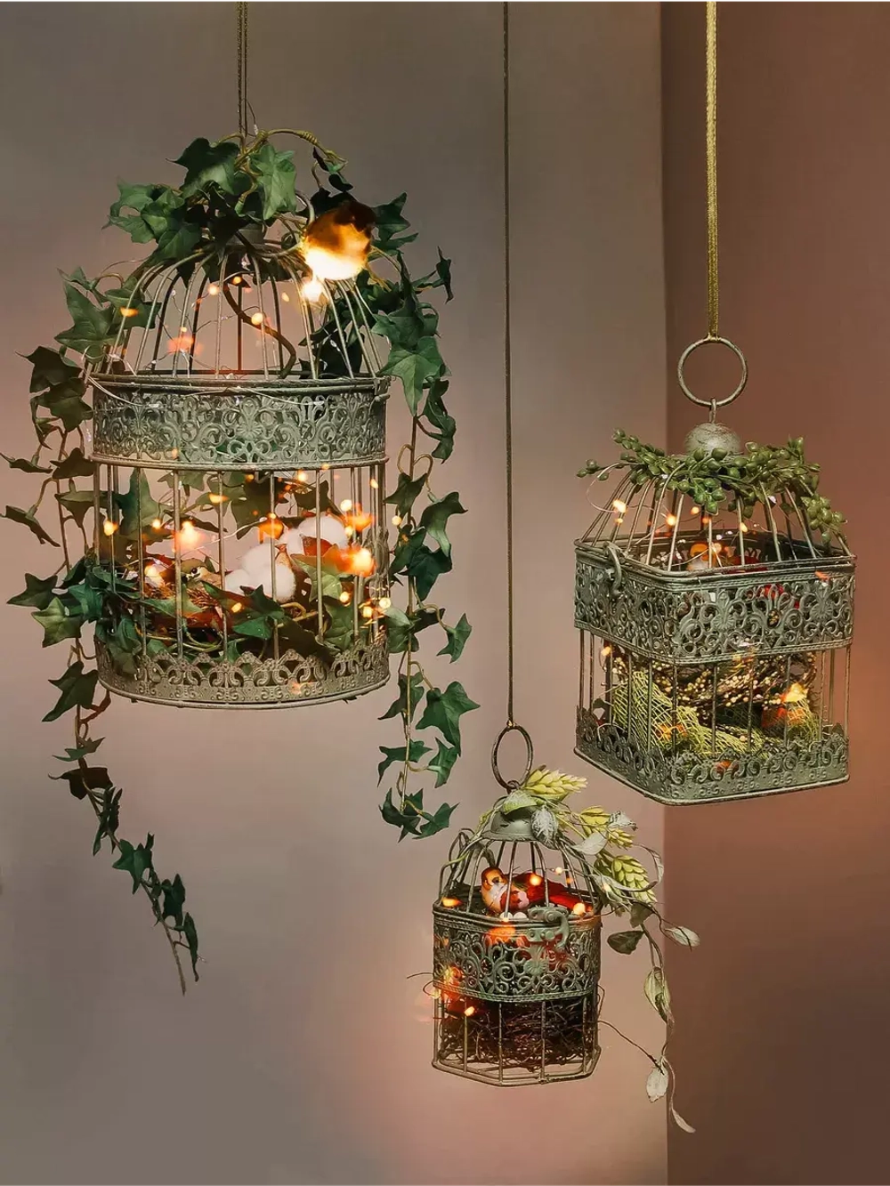 Клетка декоративная интерьерная 25*15 см