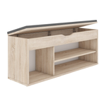 Тумба для обуви большая, цвет дуб сонома / антрацит 07