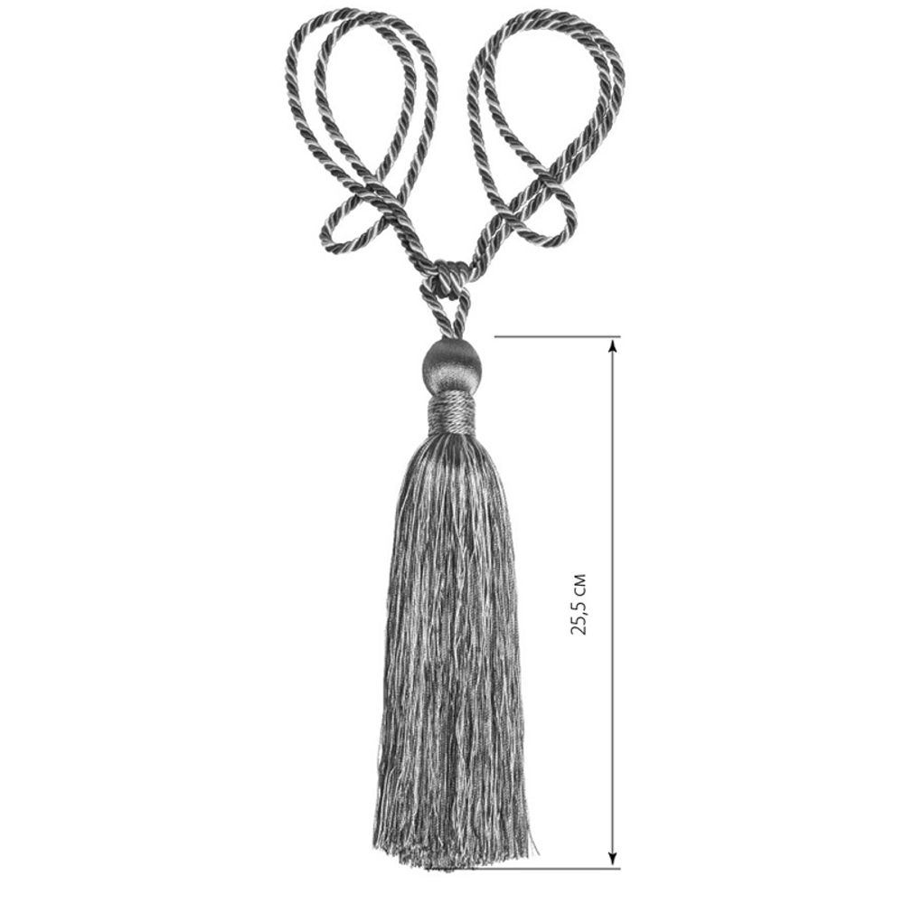 Кисть средняя New Trimmings арт. DB 02556 col. 07 (высота кисти 25,5 см)